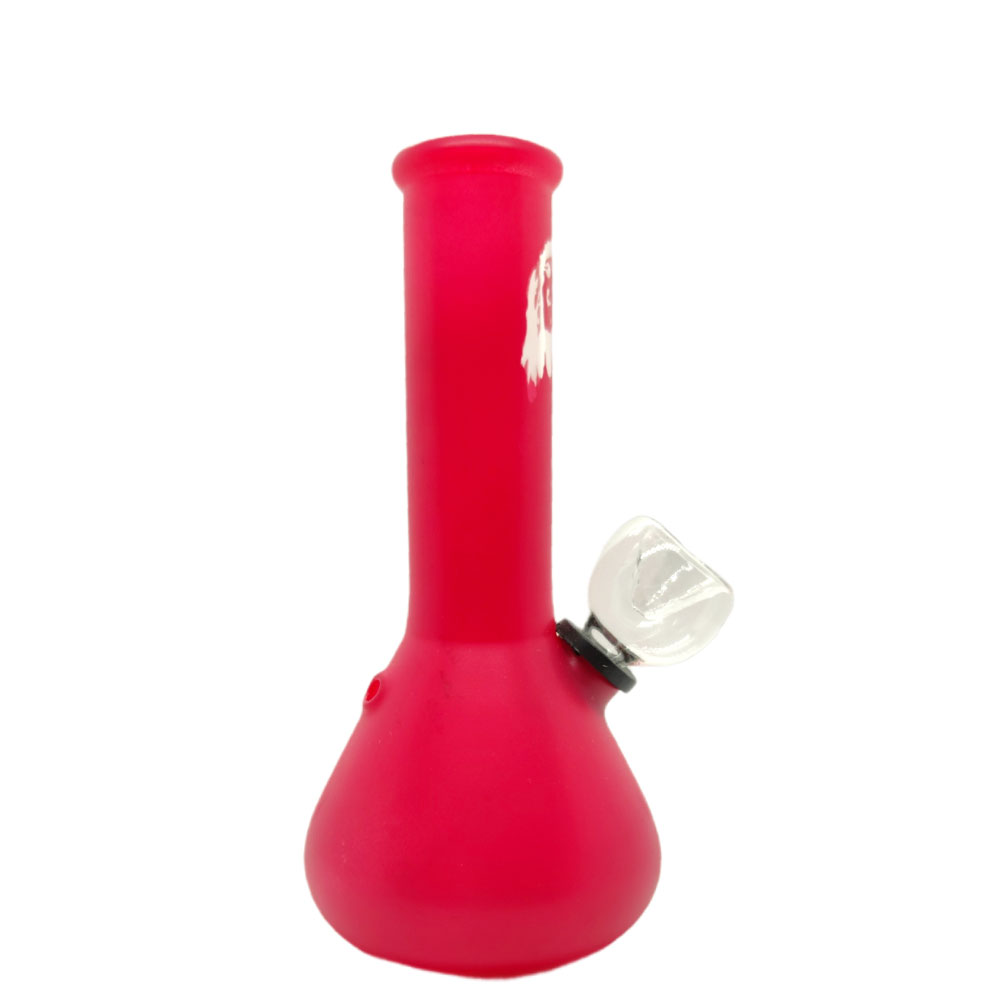 Bong de vidrio a colores rojo - Imagen 2