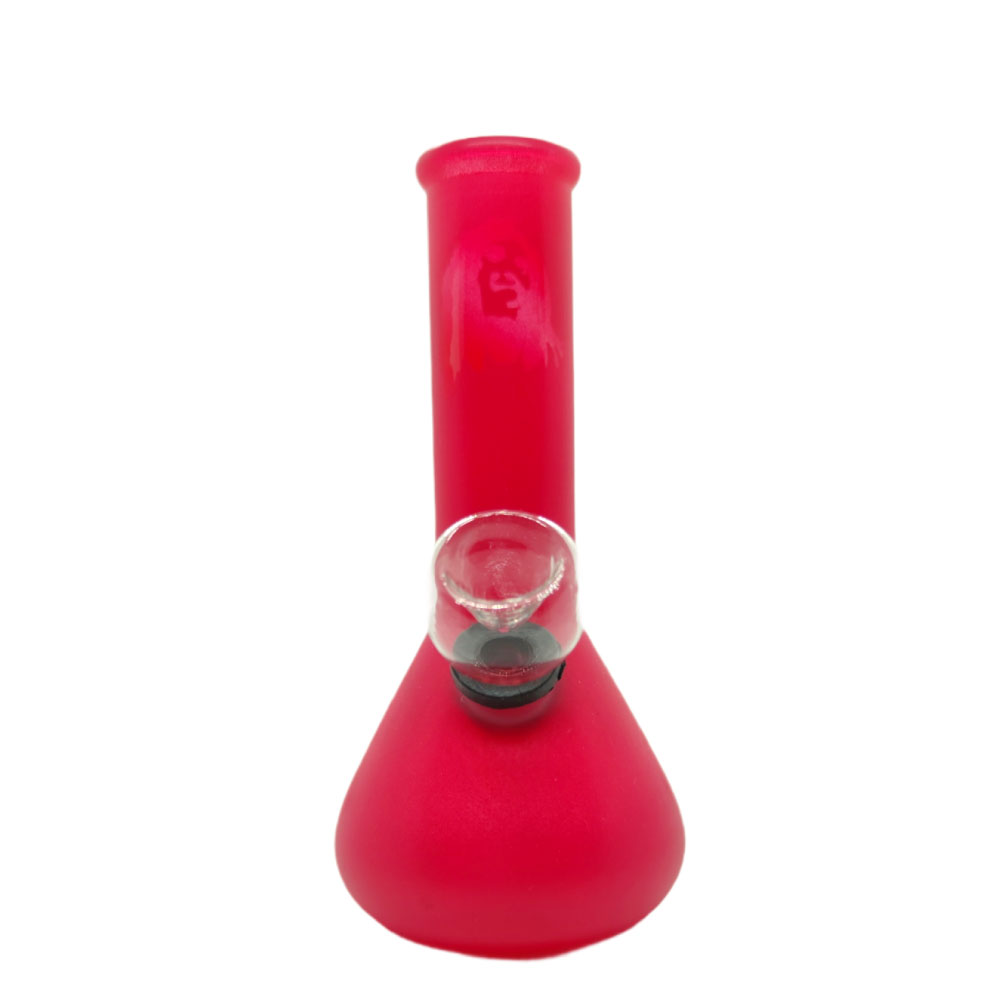 Bong de vidrio a colores rojo