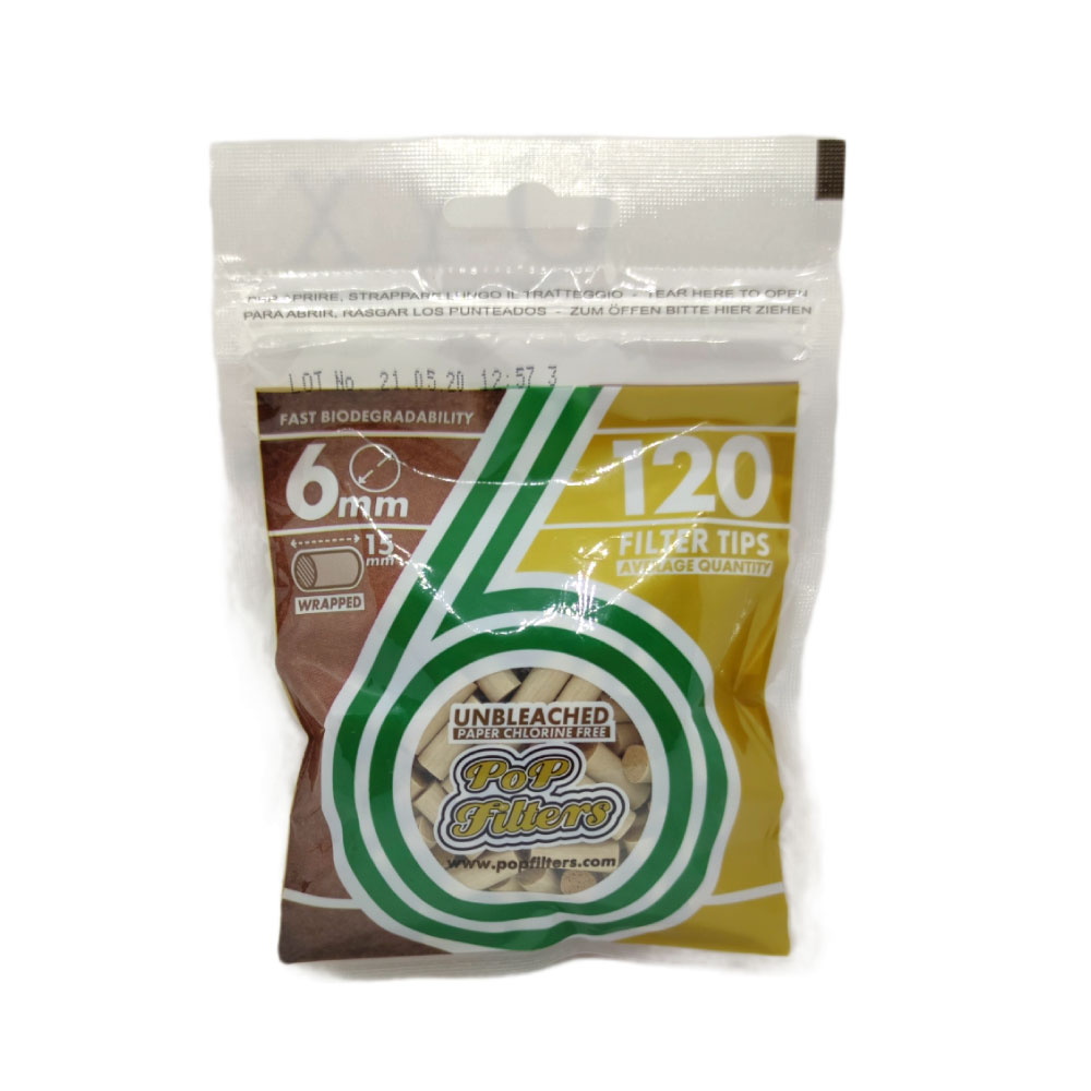 Filtros de acetato Pop Filters brown x 120