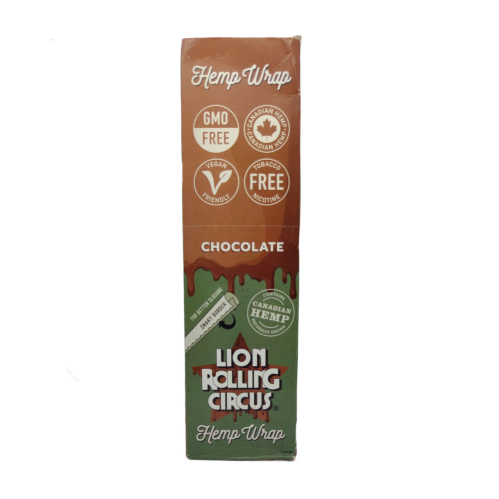 Papel Blunt Wrap Lion Rolling Circus Chocolate x25 - Imagen 3