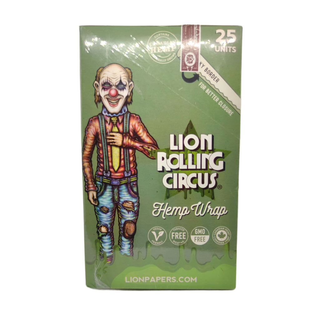Papel Blunt Wrap Lion Rolling Circus natural x25