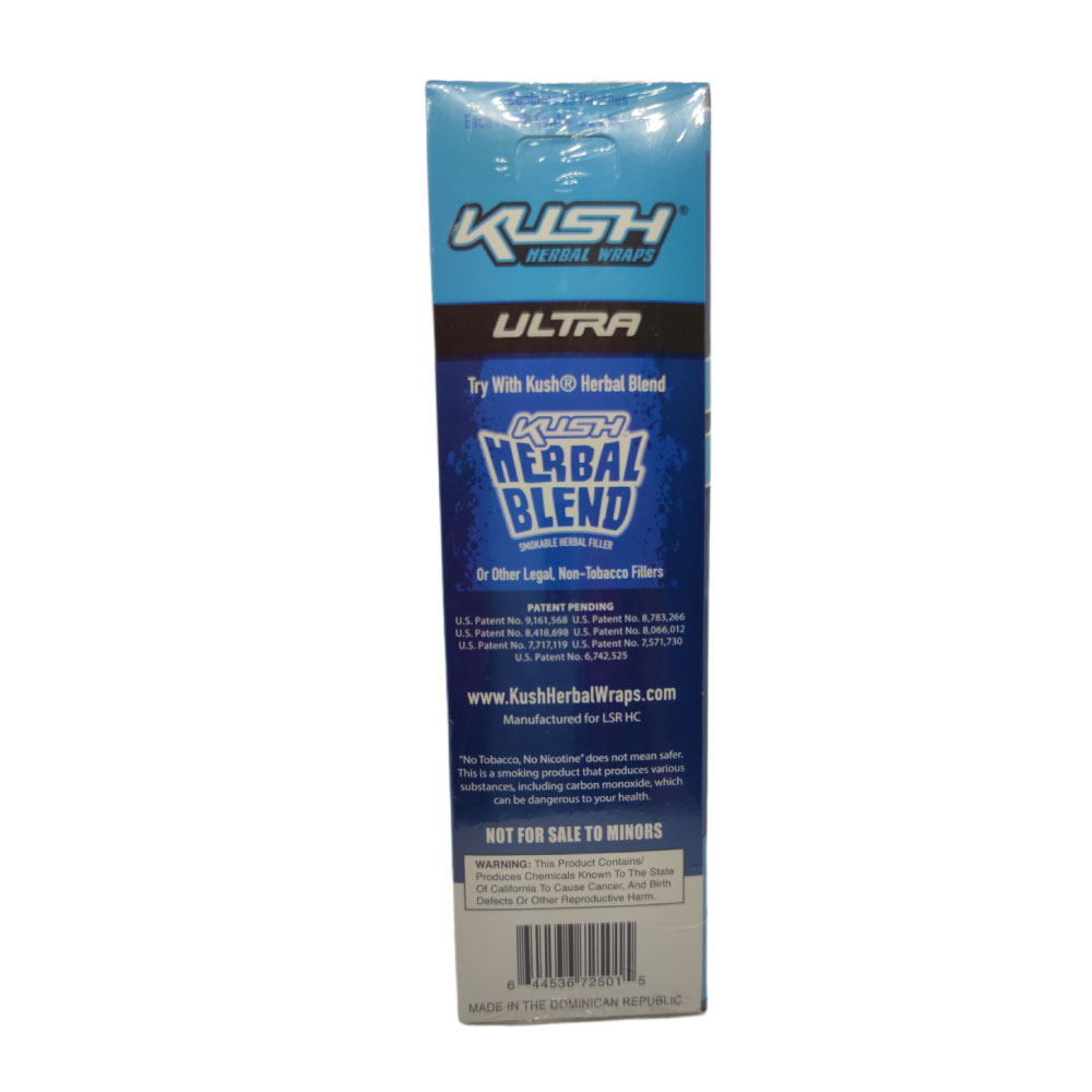 Papel para cigarrillo Kush Blunt Wrap Herbal Blend berries x 25 - Imagen 4
