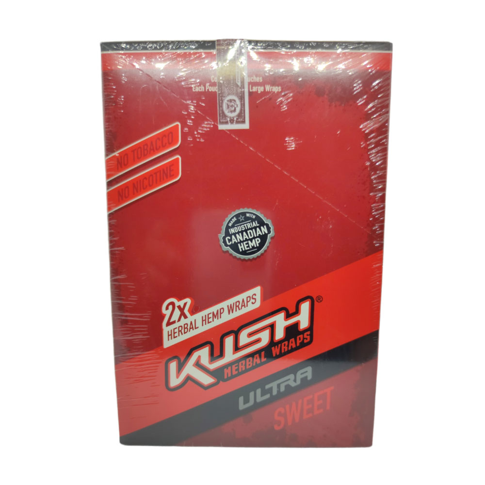 Papel para cigarrillo Kush Blunt Wrap Herbal Blend Ultra Sweet x 25 - Imagen 3