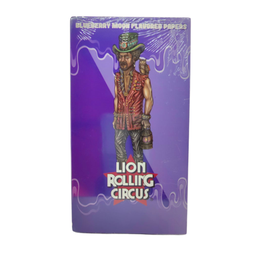 Papel para cigarrillo Lion Rolling Circus 1 1/4 Blueberry x 25