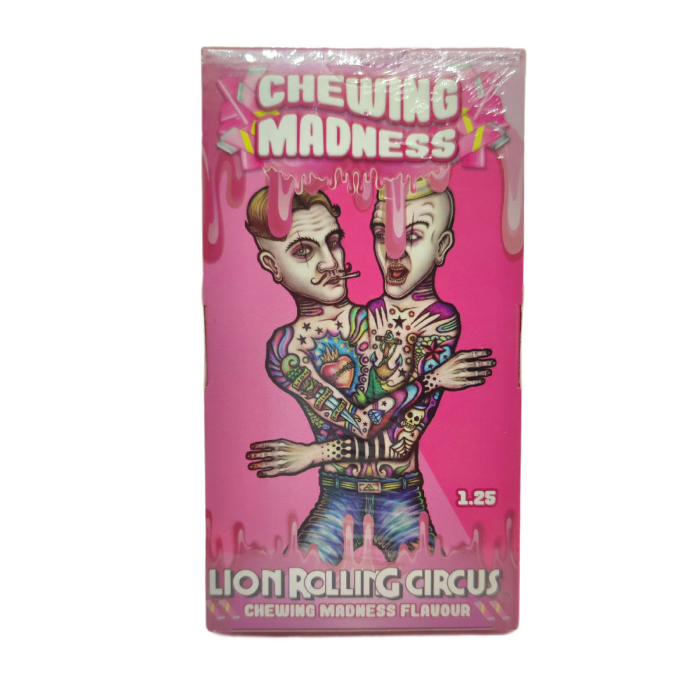 Papel para cigarrillo Lion Rolling Circus 1 1/4 bubble gum x 25