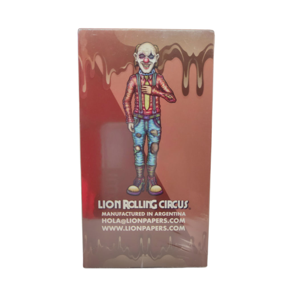 Papel para cigarrillo Lion Rolling Circus 1 1/4 chocolate x 25