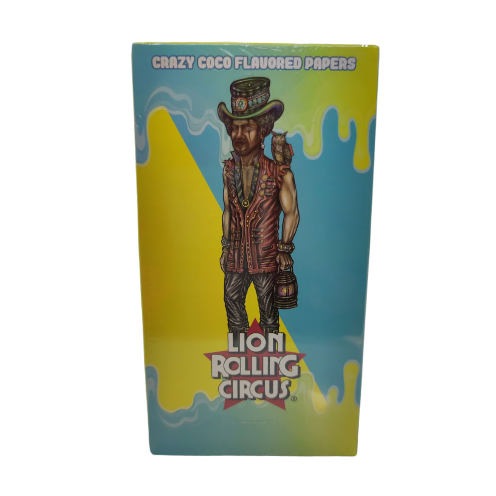 Papel para cigarrillo Lion Rolling Circus 1 1/4 coco x 25 - Imagen 4