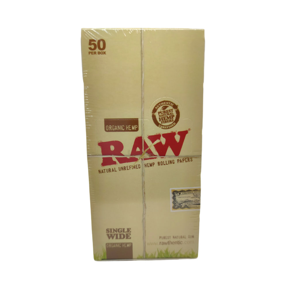Papel para cigarrillo Raw organico regular x 50