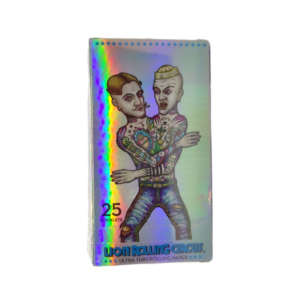 Papel para cigarrillo Rolling Circus 1 1/4 platinum x 25 - Imagen 3