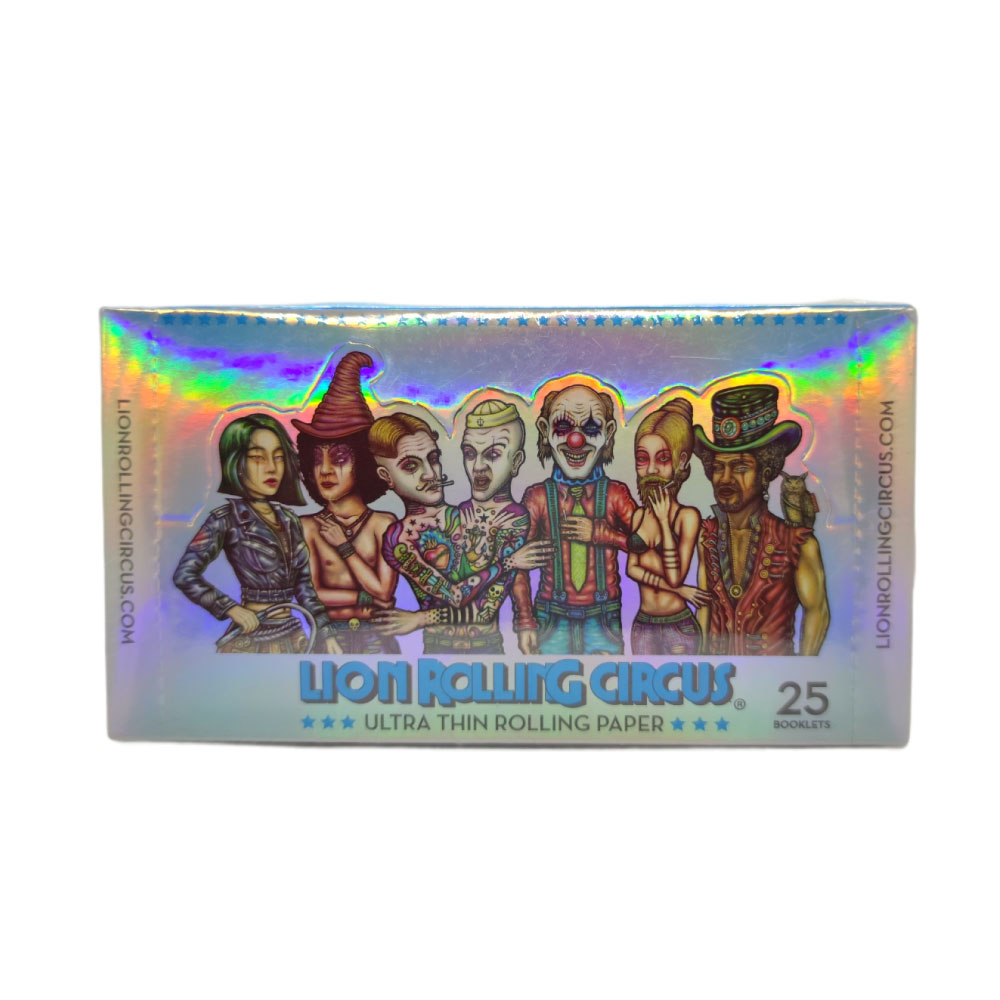 Papel para cigarrillo Rolling Circus 1 1/4 platinum x 25 - Imagen 4