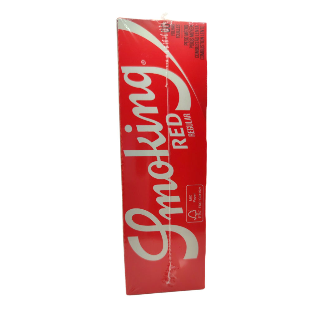 Papel para cigarrillo Smoking Red regular x 50 - Imagen 2