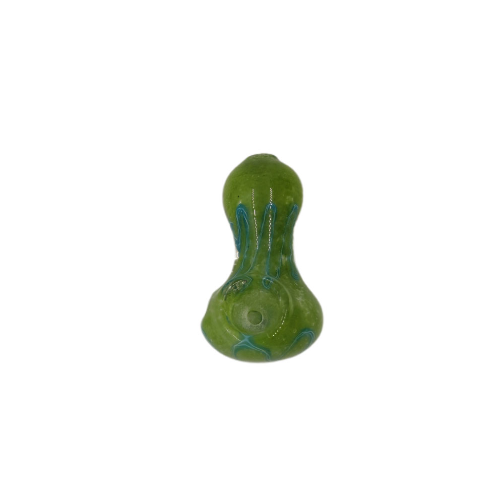 Pipas de vidrio verde celeste 6cm