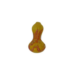 Pipas de vidrio amarillo anaranjado 6cm
